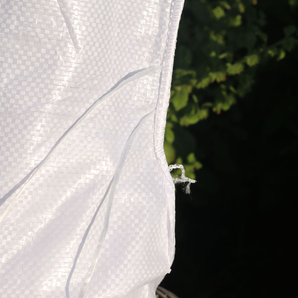 Produktbild von 500 PP-Gewebesäcke 40x60 Cm Mit Band – 75 G Weiß, 15 Kg / 20 Liter – Vielseitig